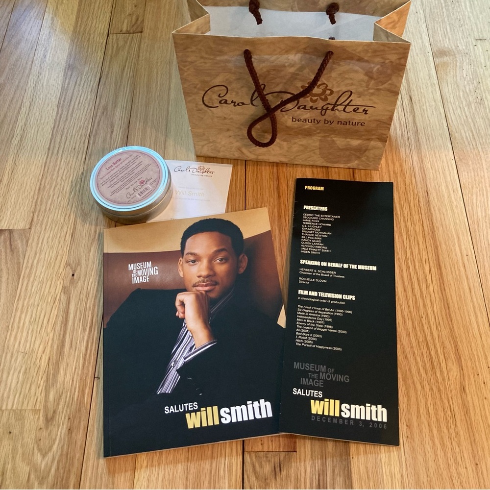 RARE Swag Bag Bundle: “Museum Moving Image Salutes
Will Smith 12/3/06” (5)items